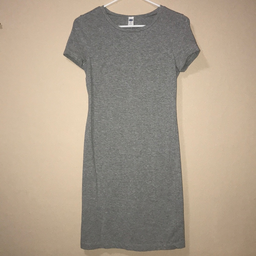 Old Navy Grey T-Shirt Dress